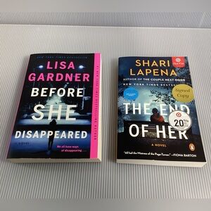 Set of 2 Mystery Thriller Books
